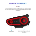 ÇOK SATAN A30 Motosiklet Kask Kulaklık Intercom Işıklı 2 Eşleşme Özellikli