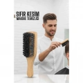 Ahşap Fade Fırça – Berberler İçin Sıfır Kesim ve Makine Temizleme Fırçası