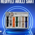 ÇOK SATAN Akıllı Saat 7 Kordon Hediyeli Takvim Alarm Nabız Ölçer Bildirim Görme Sesli Görüşme