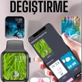 ÇOK SATAN Akıllı Saat Amoled Ekran Yeni Nesil Bluetooth Bağlantılı