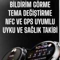 ÇOK SATAN Akıllı Saat Bildirim Görme Amoled Ekran GPS Uyumlu Sesli Görüşme