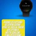 ÇOK SATAN Akıllı Saat Çok Fonksiyonlu Çağrı Cevaplayabilen Bildirim Görme Uzun Pil Ömrü