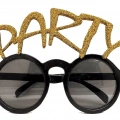 ÇOK SATAN Altın Simli Party Yazılı Parti Gözlüğü Show 15x7 cm