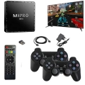 ÇOK SATAN Android Tv Box 2.4g 10k Ultra Hd 2gb Ram 64gb Hafıza 10000 Retro Oyunlu Konsol Game Stick M8 Pro