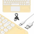 ÇOK SATAN Android ve İOS Uyumlu Bluetooth Klavye Touchpad Slim Kablosuz Wifi Q Klavye