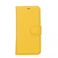 ÇOK SATAN Apple iPhone 14 Pro Uyumlu Deri Cüzdanlı Kılıf MWWN FL12 Sarı