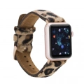 ÇOK SATAN Apple Watch Uyumlu Deri Kordon 42-44-45mm LEO1N