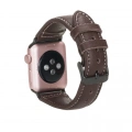 ÇOK SATAN Apple Watch Uyumlu Deri Kordon 42-44-45mm NM1-AS3 Kahve