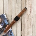 ÇOK SATAN Apple Watch Uyumlu Deri Kordon 42-44-45mm NM4-AS2 Taba