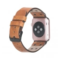 ÇOK SATAN Apple Watch Uyumlu Deri Kordon Cross 42-44-45mm BT V18