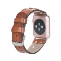 ÇOK SATAN Apple Watch Uyumlu Deri Kordon Cross 42-44-45mm ST RST2E