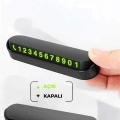 ÇOK SATAN Araç İçi Numaratör Numaralık Torpido Üstü Açılır Kapanır Telefon Numarası Bırakma