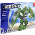 ÇOK SATAN Ausini Outer Space 276 Parça Yeşil Robot