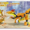 ÇOK SATAN Ausini Titan Form Heroes-4 Velaciraptor 106 Parça
