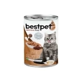 ÇOK SATAN Bestpet Parça Etli ve Ciğerli Yetişkin Konserve Kedi Maması 400 Gr