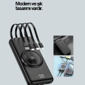 BFS 10000mAh Kablosuz ve Hızlı Şarj Destekli Powerbank – Taşınabilir Şarj Gücü