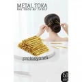 BFS 150’li Gold Metal Tel Toka Seti – Profesyonel Saç Şekillendirme İçin