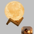 BFS 16 Renkli 3D Ay Gece Lambası RGB Modlu Şarjlı Uzaktan Kumandalı