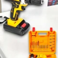BFS 24 Parça Çift Bataryalı Şarjlı Matkap Seti 24W Motor ve Otomatik Mil Kilitli Tasarım