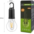 BFS 3 Farklı Mod LEDli Şarjlı Asma Kancalı Kamp Lambası Taşınabilir Ampul