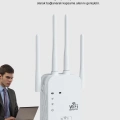 BFS 300Mbps WiFi Menzil Genişletici 4 Antenli WPA3 Güvenlikli Priz Tipi Repeater