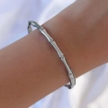 BFS 316L Çelik Gümüş Renk Kemik Model Bileklik