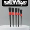 BFS 5 Adet Oto Detaylı Temizleyici Araç İçi Temizlik Fırça Seti Koltuk Döşeme Kapı Toz Alma Fırçası