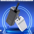 BFS 50.000 Mah Powerbank Turbo Hızlı Led Göstergeli Android İOS Uyumlu Taşınabilir Askılı