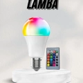 BFS Akıllı RGB Led Ampul Led Uzaktan Kumandalı Renk Değiştiren Ampul