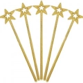 BFS   Altın Renk Yıldız Peri Asası Peri Değneği 34 cm 1 Adet