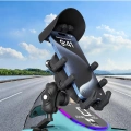 BFS Ayna Bağlantılı Güneş Ve Yağmur Korumalı 360° Derece Ayarlanabilir Motosiklet Telefon Tutucu