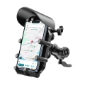 BFS Ayna Bağlantılı Güneş Ve Yağmur Korumalı 360° Derece Ayarlanabilir Motosiklet Telefon Tutucu