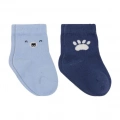 BFS   Bistyle Bear Penye Soket Çorap 2Li BS10116 Mavi