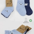 BFS   Bistyle Bear Penye Soket Çorap 2Li BS10116 Mavi