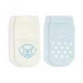 BFS   Bistyle Hayvan Figürlü Kaymaz Soket Çorap 2Li BS10104 Mavi Ekru