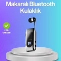BFS Bluetooth 5.2 Klipsli Kablosuz Kulaklık – Dijital Ekran & Titreşimli Uyarı