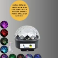 BFS Bluetooth Bağlantılı Renkli Masaüstü Disko Topu Işık Gösterisi
