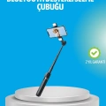 BFS Bluetooth Işıklı Uzaktan Kumandalı Selfie Çubuğu – 130 cm Yükseklik