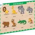BFS  CAAHS-3213 CA GAMES AHŞAP VAHŞİ HAYVANLAR BUL-TAK