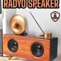 BFS Çalar Radyo Müzik Kutusu Nostaljik Hoparlör Speaker