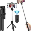 BFS Cep Telefonu Tripod Standı Manyetik Selfie Sopa Bluetooth Uzaktan Kumandalı