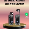BFS Dijital Göstergeli Bluetooth Kulaklık – Klipsli ve Şık Tasarım