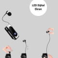 BFS Dijital Göstergeli Bluetooth Kulaklık – Klipsli ve Şık Tasarım