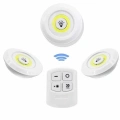 BFS Dolap Işığı Mutfak Rafı Işığı Uzaktan Kumandalı 3 Lü Spot Led Lamba