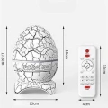 BFS Gece Lambası Yumurta Işık Speaker Yeni Nesil Dinozor Yumurtası Görünümlü