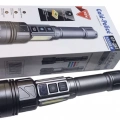 BFS Gold-police Gp-282 Uzun Menzilli Güçlü Şarjlı 10000 Lümen El Feneri 11 Mod Çakar Işıklı Kırmızı-mavi-yeşil Led