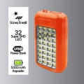 BFS Gold Silver GS-875 Güneş Enerjili Powerbank ve 32 LED Işıldak
