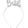 BFS Gümüş Renkli Taşlı “bride” Gelin Tacı – El Yazısı Yazı Tipiyle