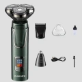 BFS Kablosuz Profesyonel Erkek Bakım Seti – 3 Başlıklı, 3D Akıllı Kesim, Taşınabilir