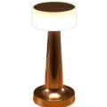 BFS Kablosuz Renkli Masa ve Gece Lambası Altın Rengi Dokunmatik Led Lamba